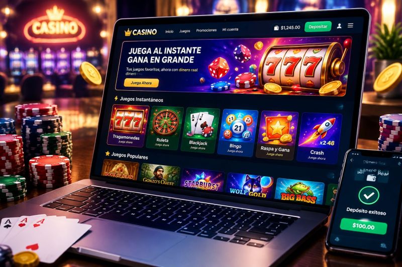 ¿Dónde encontrar juegos instantáneos con dinero real en Ciudad de México?